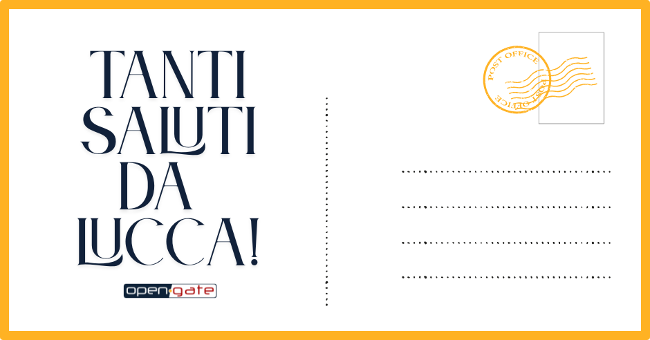 Tanti saluti da Lucca!